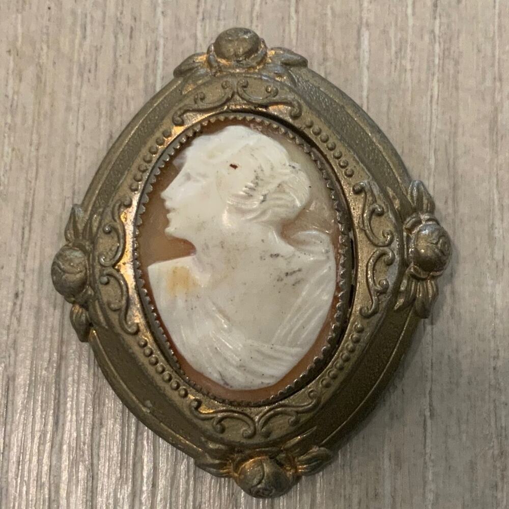 Vintage Cameo Brooch